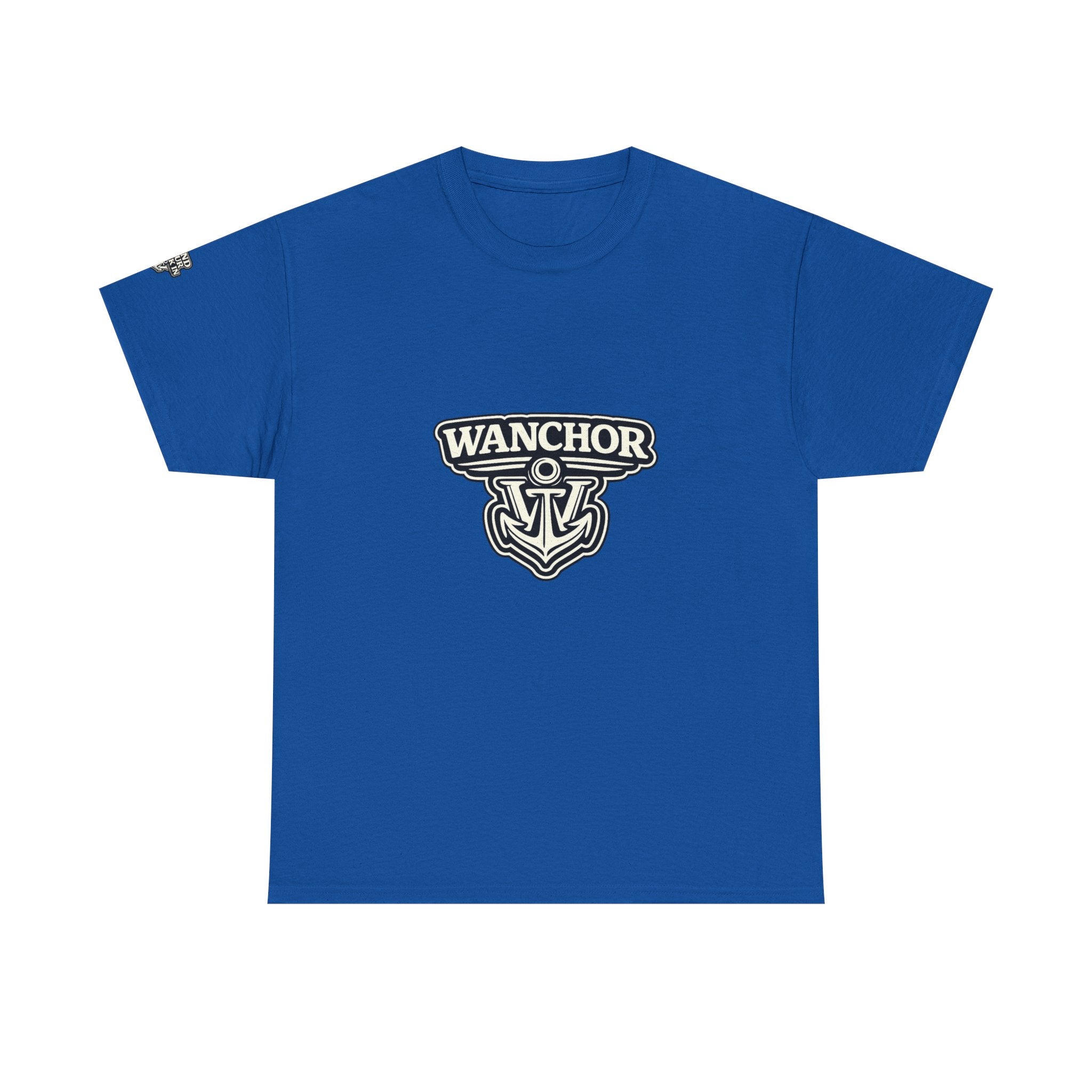 Wanchor Anchor Logo Tee — Nautical Casual Cotton T‑Shirt