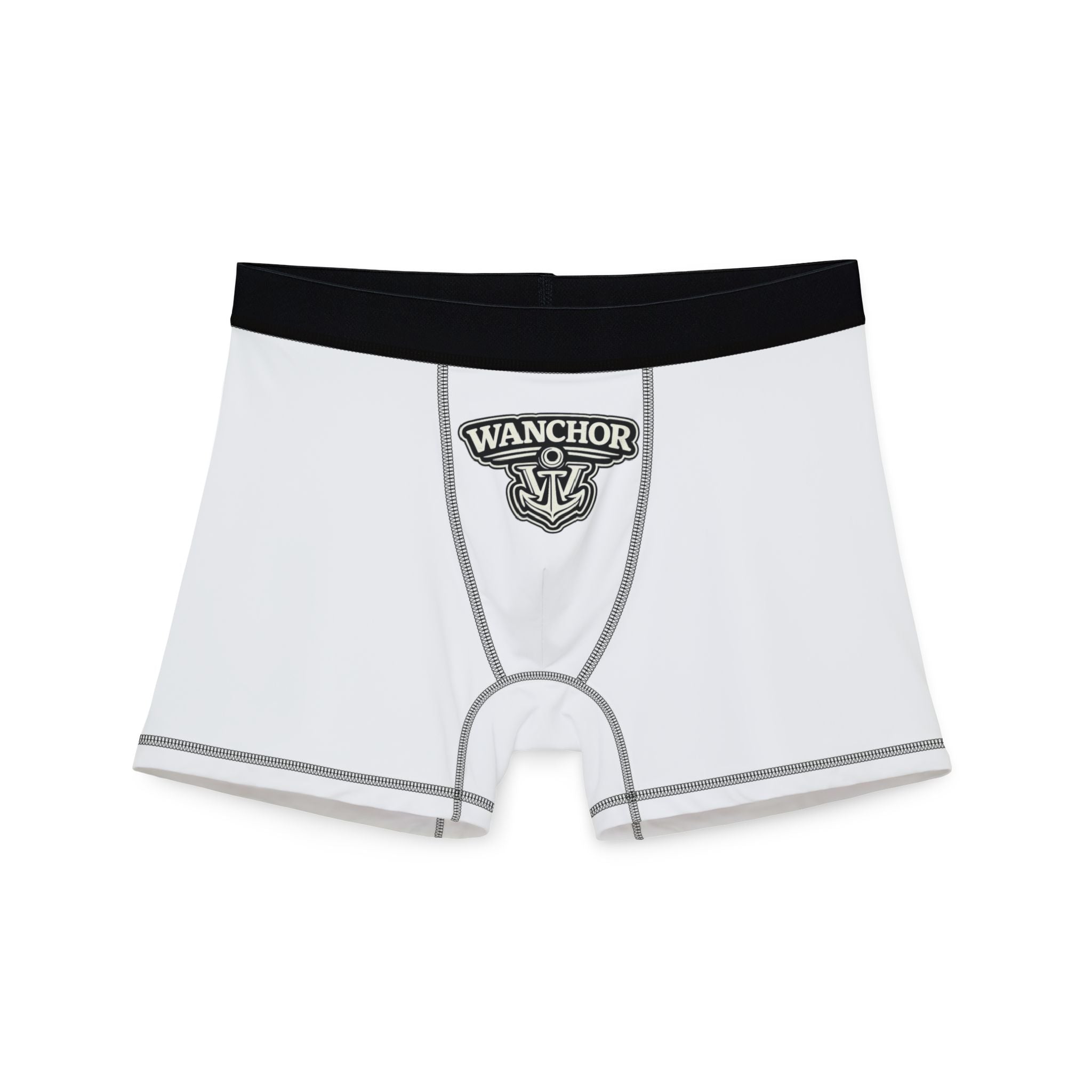 Men's Anchor Logo Boxers — Nautical Wanchor Boxer Briefs Printify