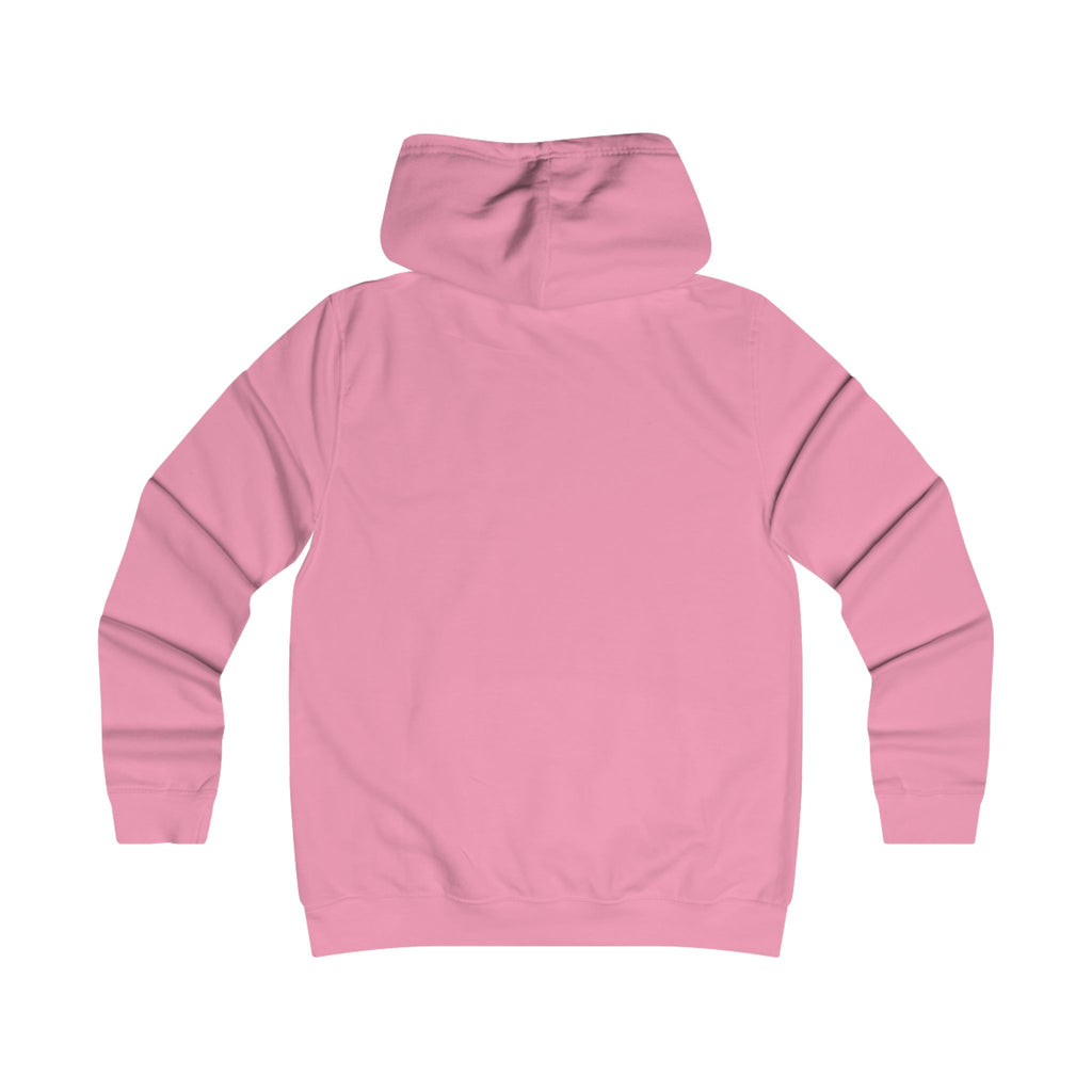 College Girl Bear Hoodie — "Princess Chloe Bear" Retro Campus Graphic Pullover Printify